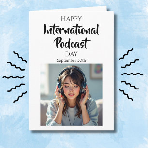 Frohen internationalen Podcast-Tag! 30. September Karte