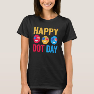Frohen Internationalen Punkt-Tag Bunte Punkte Ki T-Shirt