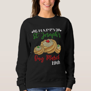 Frohen Josefi Tag 19. März Sankt Joseph Zepp Sweatshirt