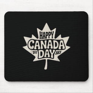Frohen Kanada-Tag 2025 Vintage Kanadische Flagge A Mousepad