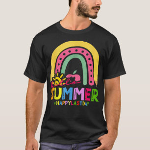 Frohen letzten Schultag Lehrer Schüler Sommer R T-Shirt