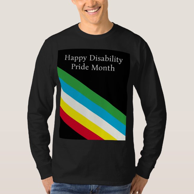 Frohen Monat des Stolzes Behinderung T-Shirt (Vorderseite)