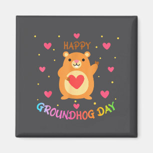 Frohen Murmeltiertag Murmeltiertag Cute Woohuck G Magnet