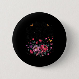 Frohen Muttertag 2026 vintage Blumenbouquet Button