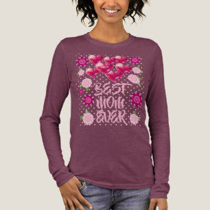 Frohen Muttertag! Blumen Dekoration Tri-Blend Shirt