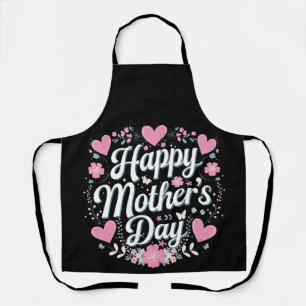 Frohen Muttertag Cute Floral Mama Oma Schürze