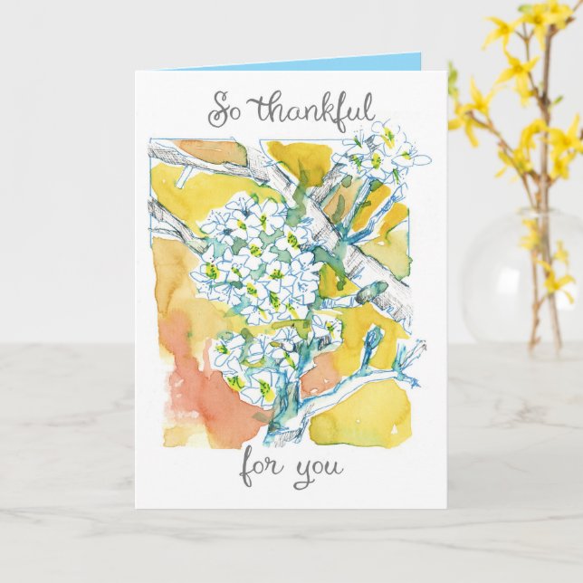 Frohen Muttertag Danke für dich Frühlingsblumen Karte (Gelbe Blume)