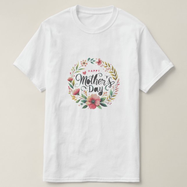 Frohen Muttertag Design T-Shirt (Design vorne)