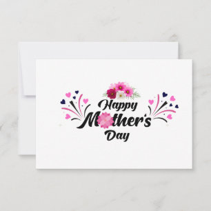 Frohen Muttertag einzigartiges modernes Design für RSVP Karte