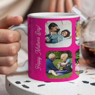 Frohen Muttertag, ich liebe dich Mama Foto-Collage Kaffeetasse