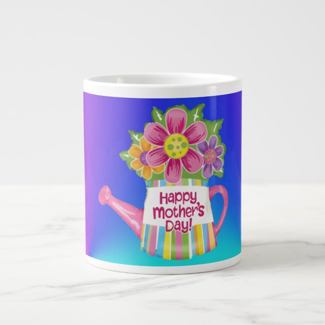 Frohen Muttertag Jumbo-Tasse (Vorderseite)