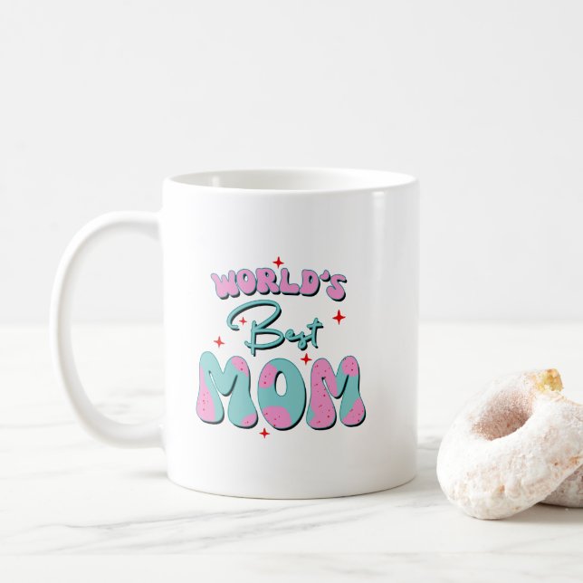 Frohen Muttertag Kaffeetasse (Mit Donut)