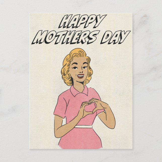 Frohen Muttertag Liebe  Feiertagspostkarte (Vorderseite)