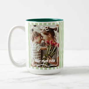 Frohen Muttertag, Mama Geburtstagsgeschenk, indivi Zweifarbige Tasse