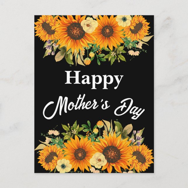 FROHEN MUTTERTAG MAMA GESCHENK POSTKARTE (Vorderseite)