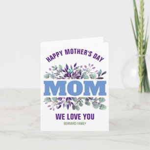 FROHEN MUTTERTAG MAMA INDIVIDUELLES GESCHENK EINLADUNG