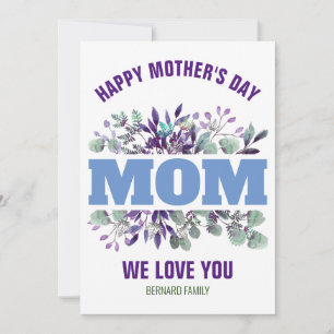 FROHEN MUTTERTAG MAMA INDIVIDUELLES GESCHENK EINLADUNG