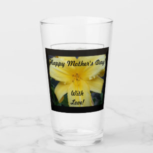 Frohen Muttertag mit Liebe Glas Tasse