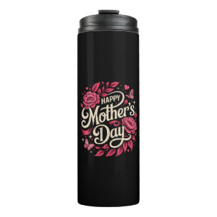 Frohen Muttertag Niedliche Florale Mutter Thermosbecher