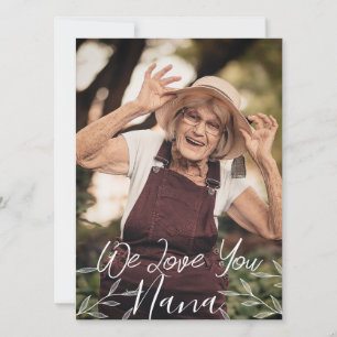Frohen Muttertag, Oma, Oma einfache 1 Foto Feiertagskarte