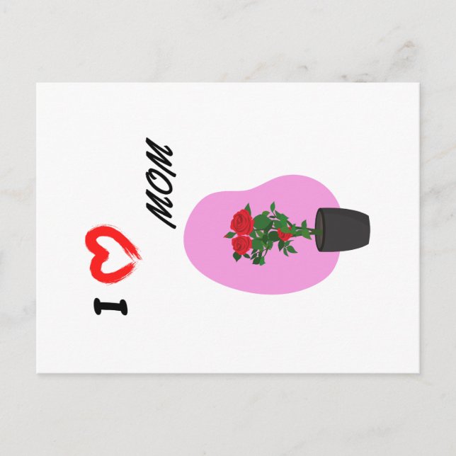 Frohen Muttertag Postkarte (Vorderseite)