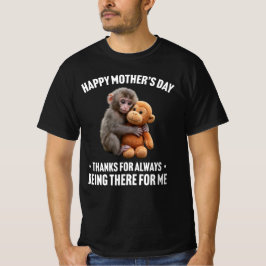 Frohen Muttertag Punch the Monkey Süßer Affe  T-Shirt