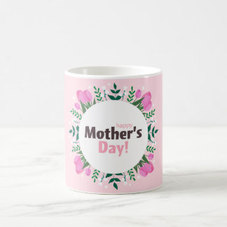 Frohen Muttertag Rosa Tulpen Kaffeetasse