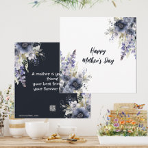 Frohen Muttertag Staubige Blaue Rosen Floral