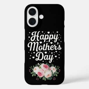 Frohen Muttertag Süße Florale Mama Oma Ehefrau iPhone 16 Hülle