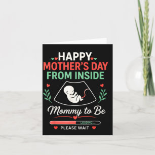 Frohen Muttertag von Inside Mommy to Be Loading Karte