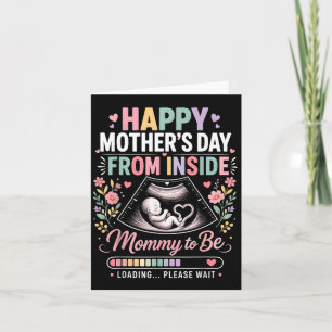 Frohen Muttertag von Inside Mommy To Be Loading Karte