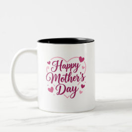 Frohen Muttertag Zweifarbige Tasse