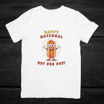 Frohen Nationalen Hot Dog Tag Herren