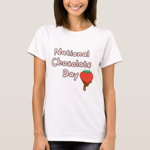 Frohen nationalen Schokoladentag T-Shirt