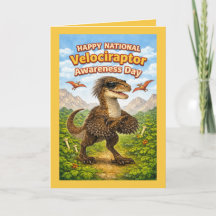 Frohen Nationalen Velociraptor-Bewusstseinstag – L
