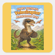 Frohen Nationalen Velociraptor-Bewusstseinstag – L