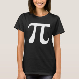 Frohen Pi-Tag 14. März Weißes Pi-Symbol 3 14 Wisse T-Shirt