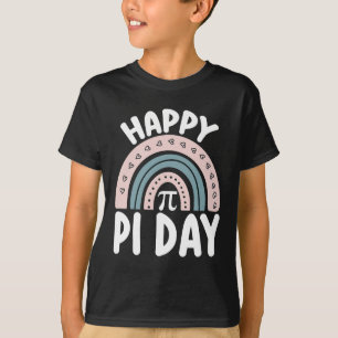 Frohen Pi-Tag Boho-Regenbogen Mathe Mathematik T-Shirt