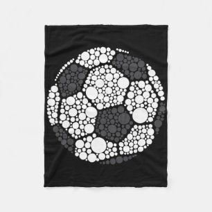 Frohen Punktetag 2025 Polka Punkt Fußball Ll Liebh Fleecedecke