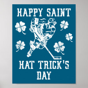 Frohen Sankt Hut-Trick-Tag St. Patrick's Day Lusti Poster