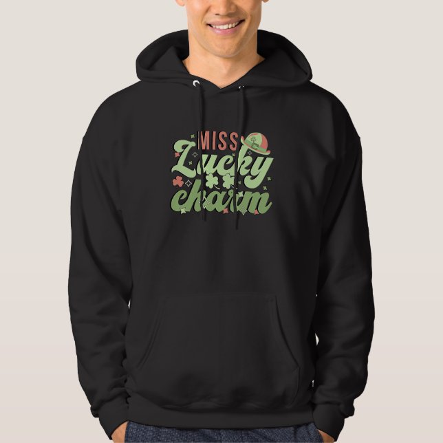 Frohen Sankt Patricks Tag Grün C Hoodie (Vorderseite)
