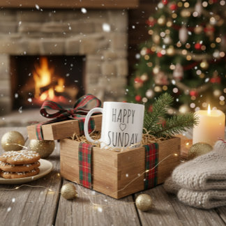 'Frohen Sonntag' Ruhige Morgen Sonntag Liebhaber F Kaffeetasse