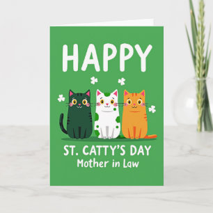 Frohen St. Catty-Tag Mutter Karte