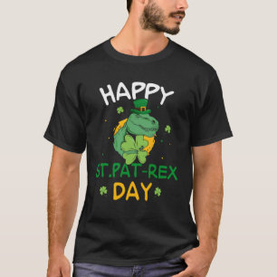 Frohen St Pat Rex Tag St Patricks Dinosaur Kleinki T-Shirt
