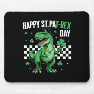 Frohen St Pat T-Rex Tag Jungen Kinder Dinosaurier  Mousepad
