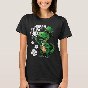 Frohen St Pat T-Rex Tag St Patricks Day Dinosaur D T-Shirt