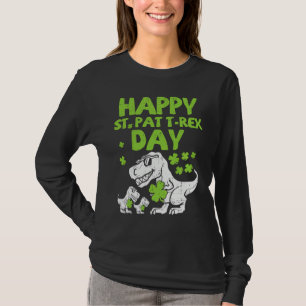 Frohen St Pat Trex Tag T Rex Dinosaur St Patrick's T-Shirt