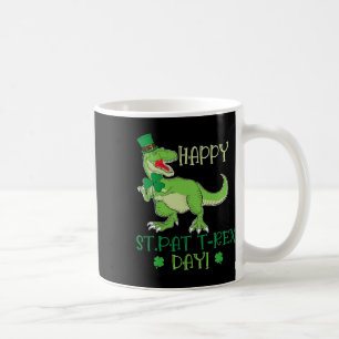 Frohen St Patrex Tag Pat T-Rex Dino Irischer Pat T Kaffeetasse