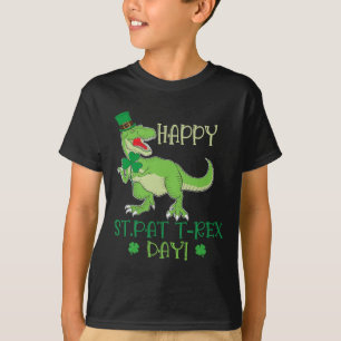 Frohen St Patrex Tag Pat T-Rex Dino Irischer Pat T T-Shirt