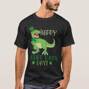 Frohen St Patrex Tag Pat T-Rex Dino Irischer Pat T T-Shirt
